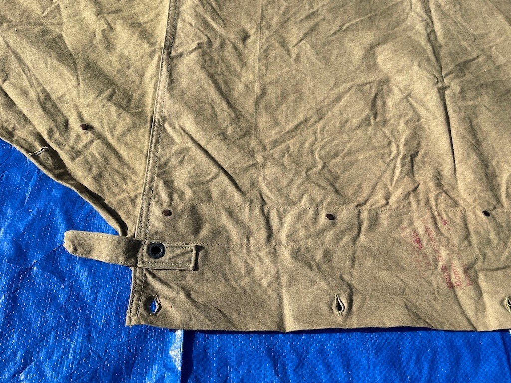 Original M1910 US Military Shelter Half EARLY RARE WW1 Doughboy Pre WW2 Tent Pup