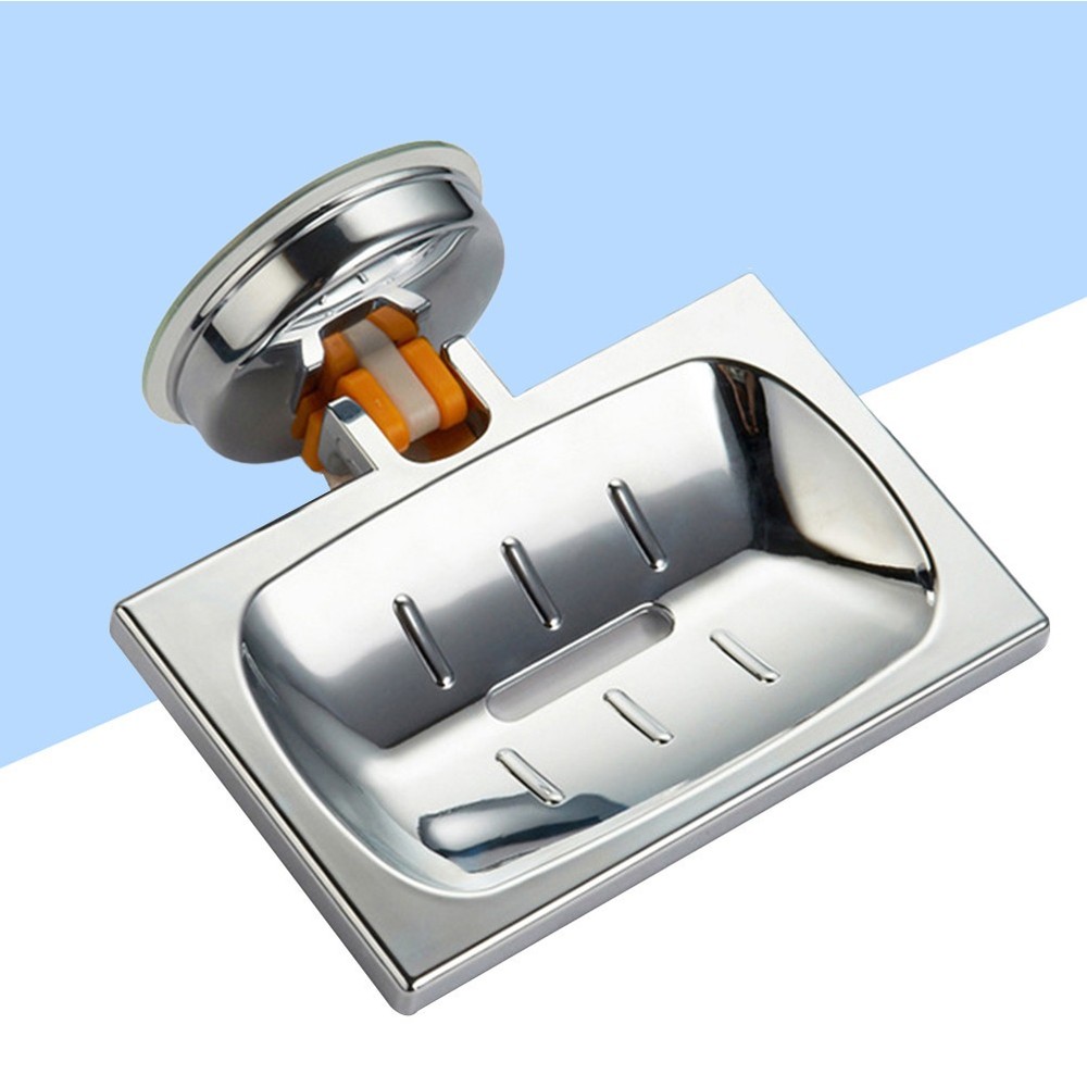Soap Storage Rack Adhesive Holder Bathroom Accessory Shower Tray