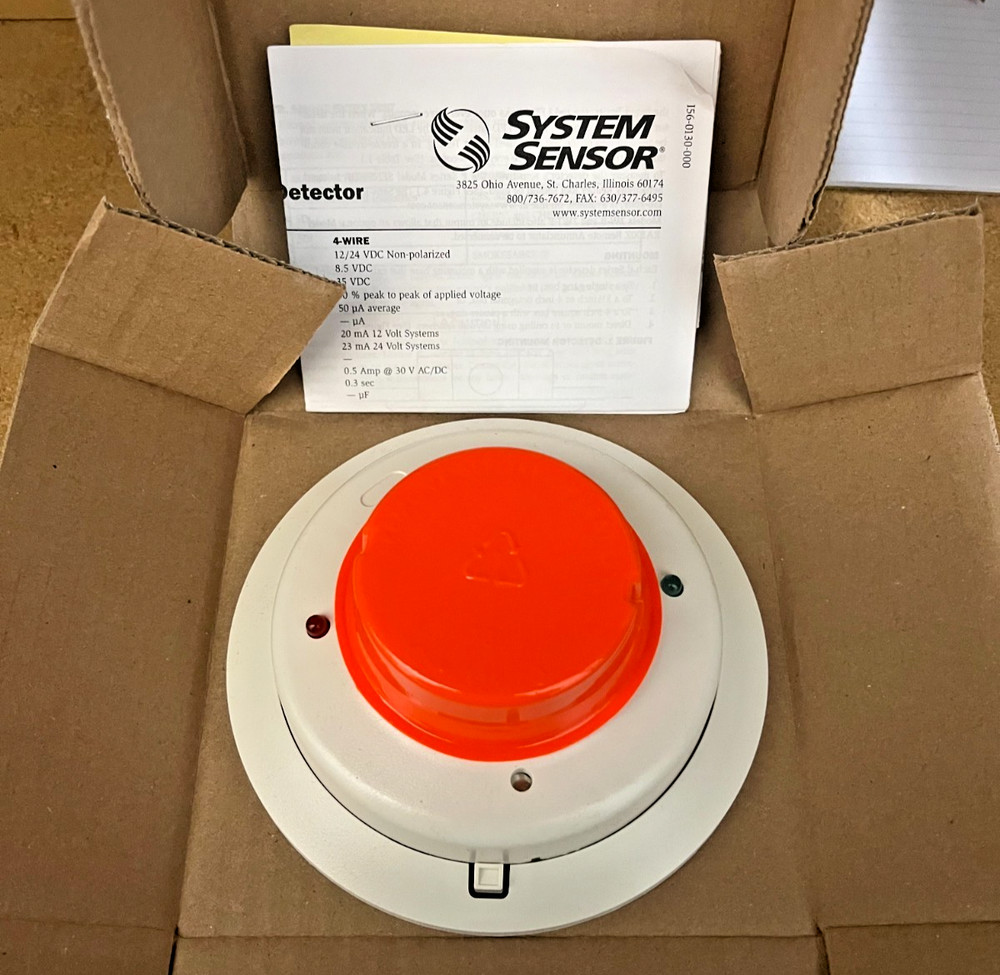 System Sensor, 2W-B, I3 SERIES DETECTOR, 2-WIRE, 12/24 VDC WITH BASE