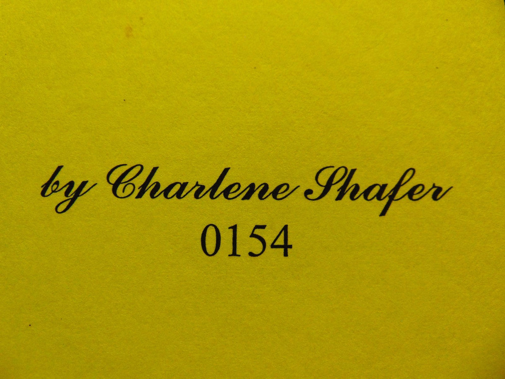 Charlene Shafer Machine Knitting Book #154 Various Patterns