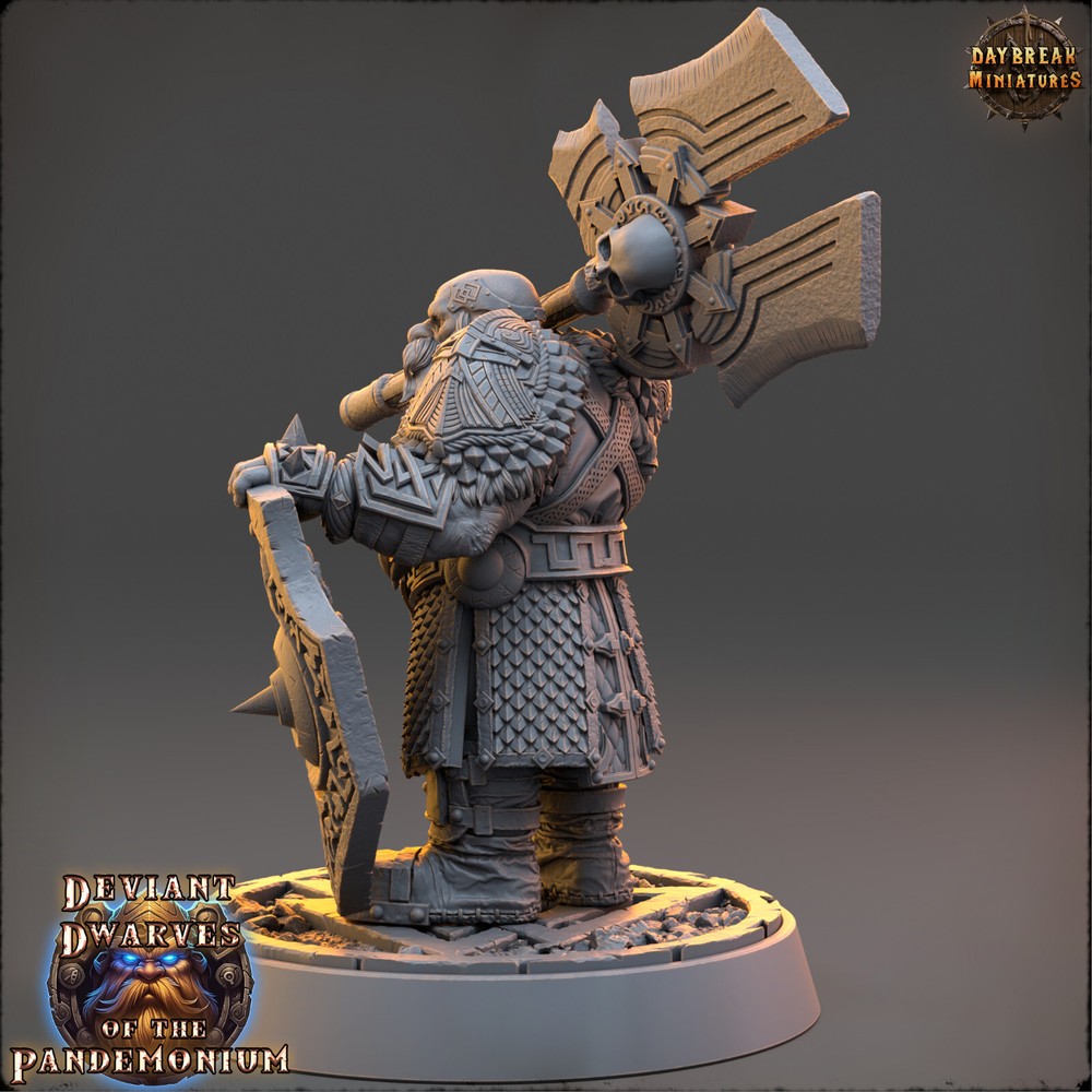 Deviant Dwarf Froden | DayBreak Miniatures | Compatible with D&D/AOS