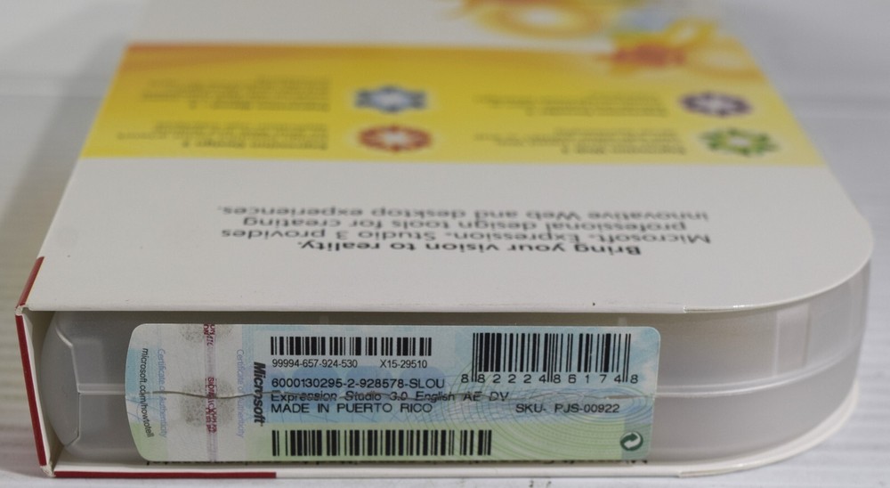 Microsoft Expression Studio 3 (Academic RETAIL Version) with Product Key