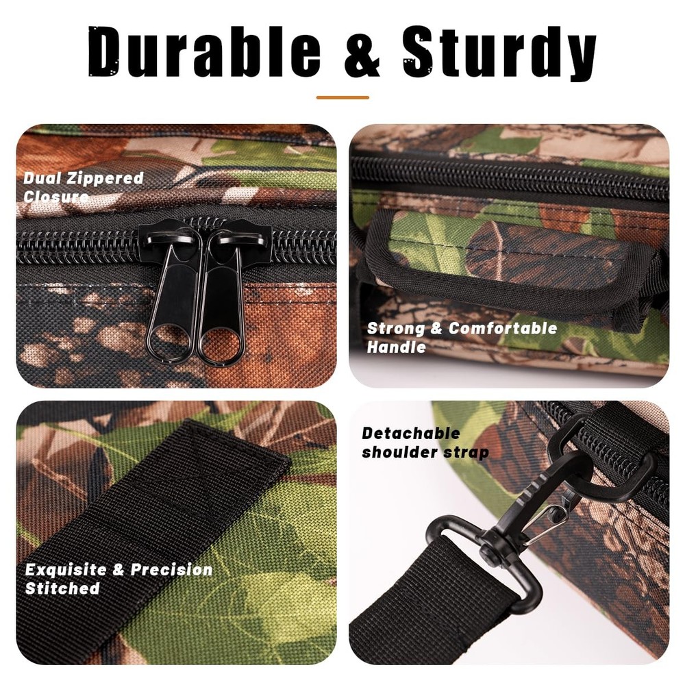 Compound Bow Case - Archery Soft Bow Bag with Arrow Pocket and Backpack Strap...