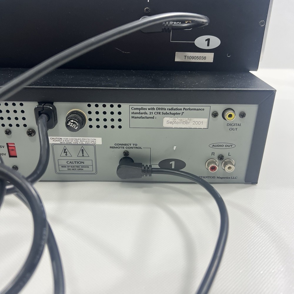 Stanton S-500 Professional Dual CD Player + Controller READ For Parts