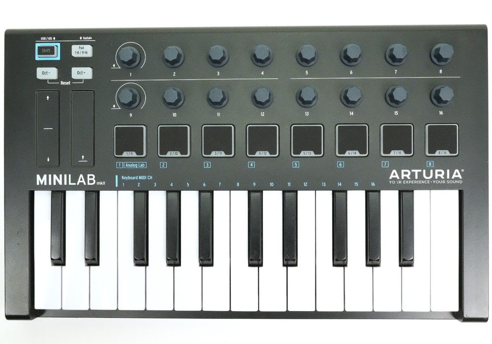 Arturia MiniLab MKII 25-Key Midi Controller Keyboard MK2
