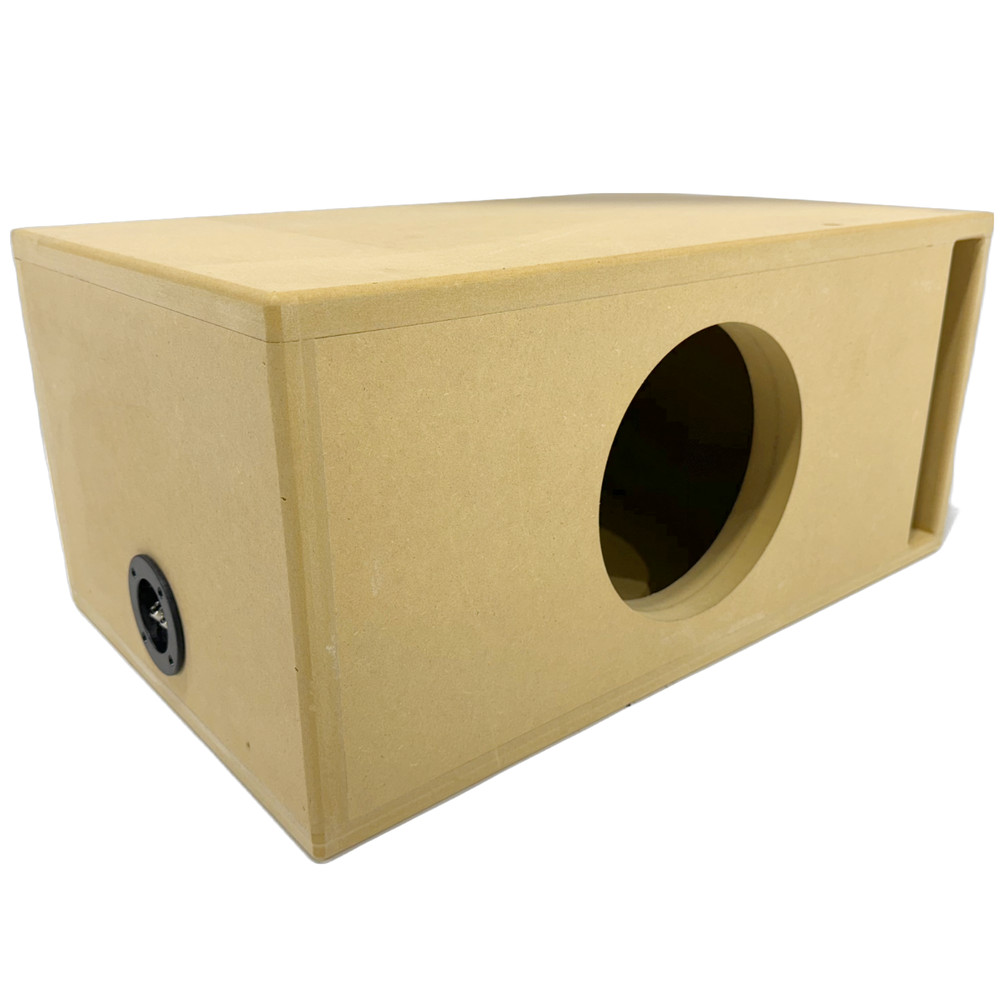 Single 1x8" Spl Edition Vented Subwoofer Box Ported MDF 3/4 Double Baffle
