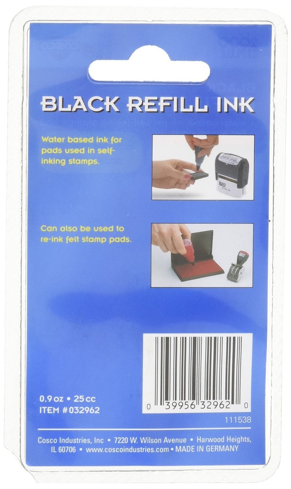 SelfInking Refill Ink Black