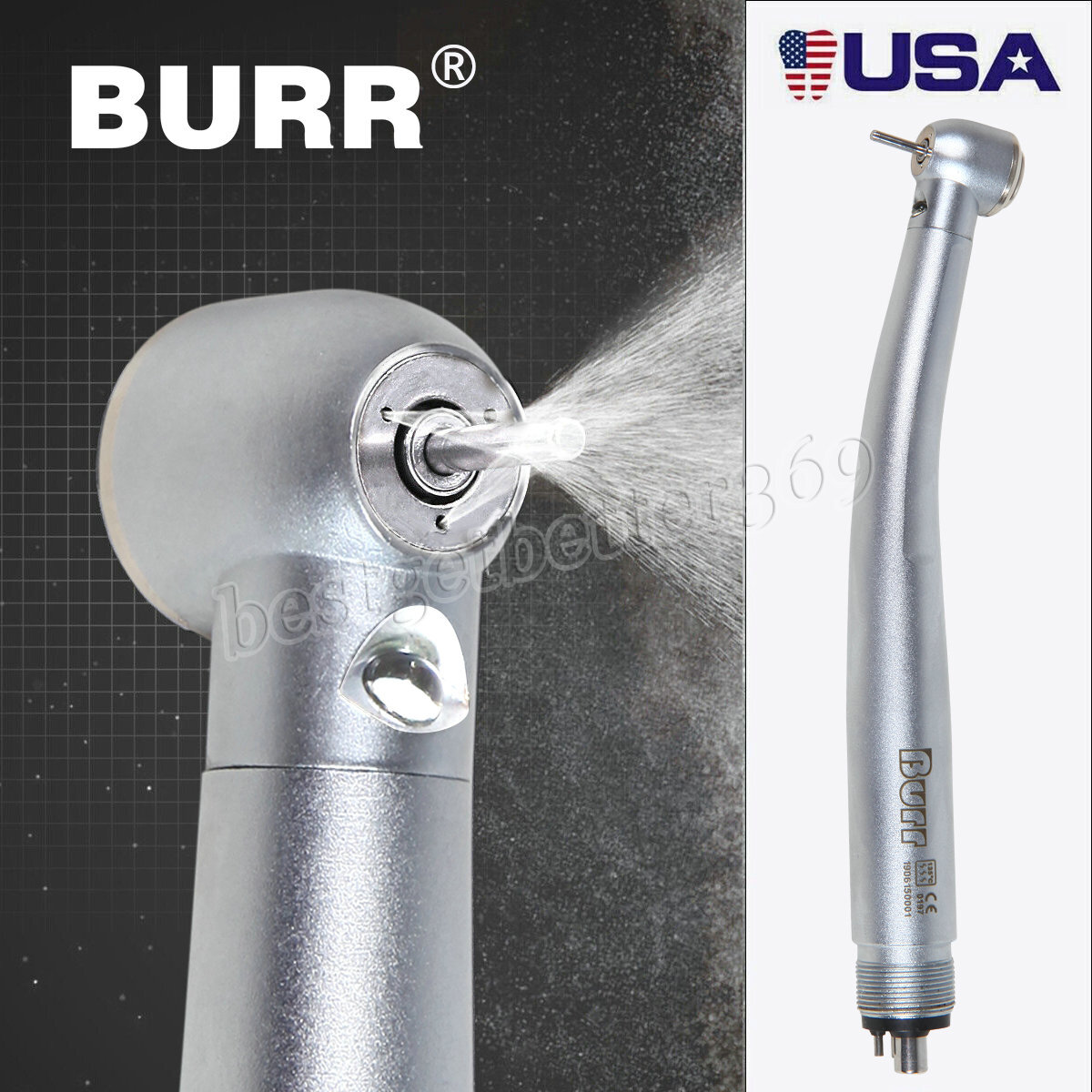 Dental Fiber Optic LED E-generator high speed handpiece 4HOLE/2HOLE NSK Style