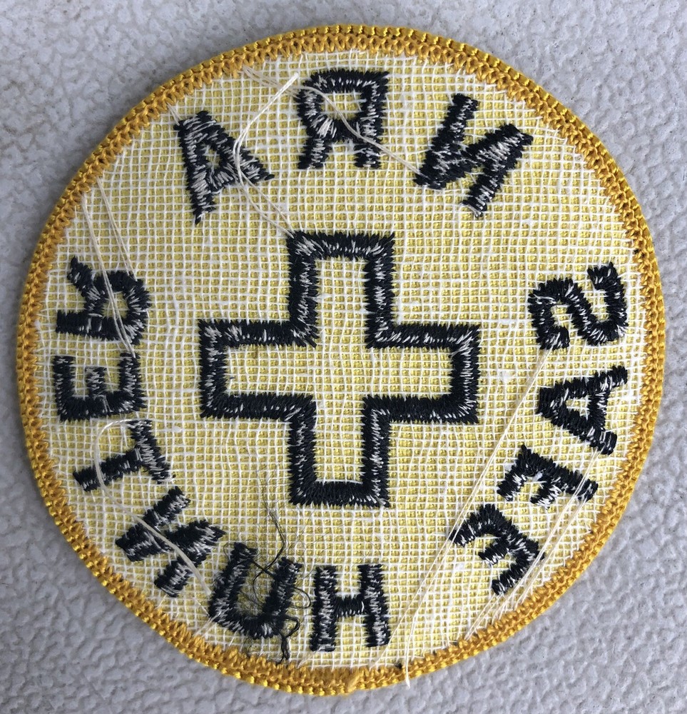 Yellow NRA SAFE HUNTER 3” Round Embroidered Patch