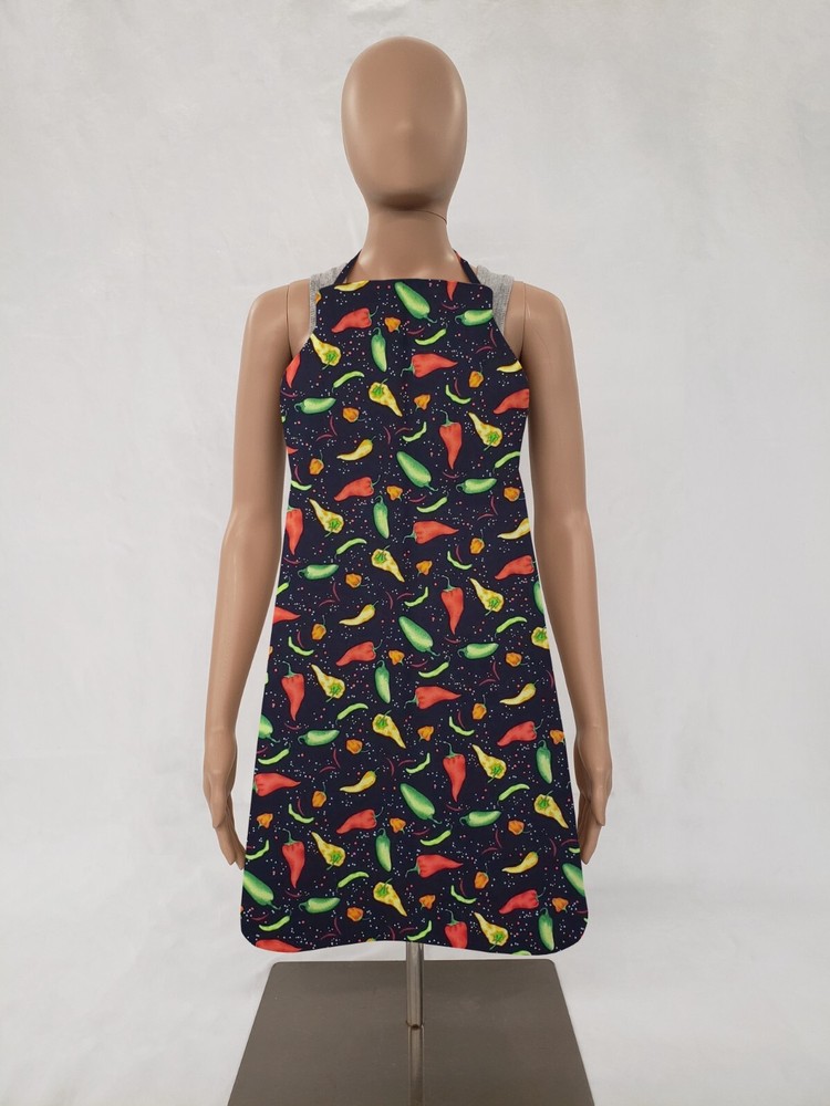 Hot Peppers Bib Apron