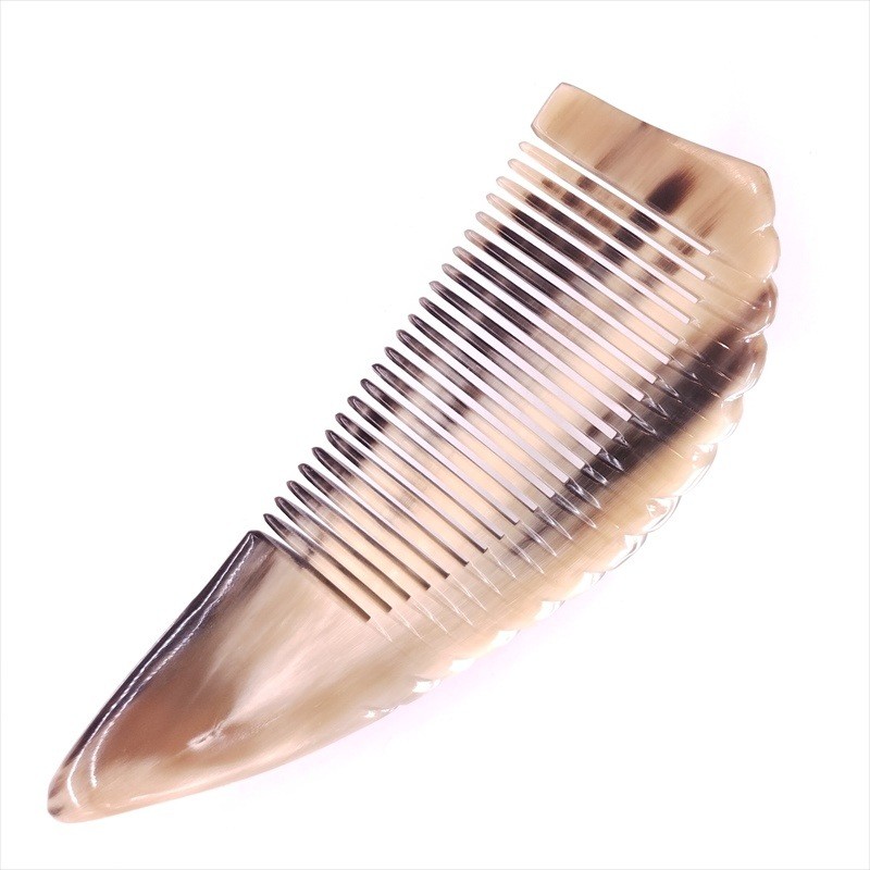 Premium Horn Comb 14cm (Medium) - White Yak Horn