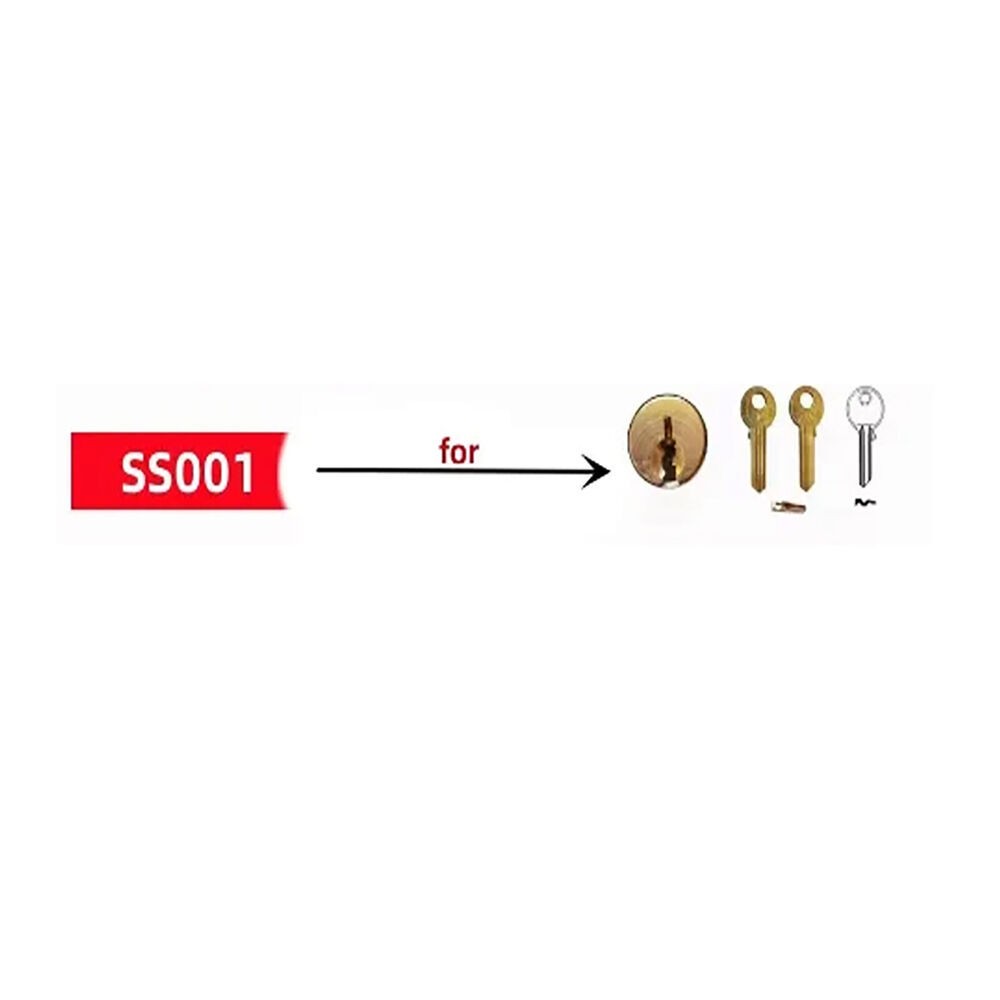 Professional SS001 Key Decoder Tool Stainless Steel for Key Cutting Code Reading