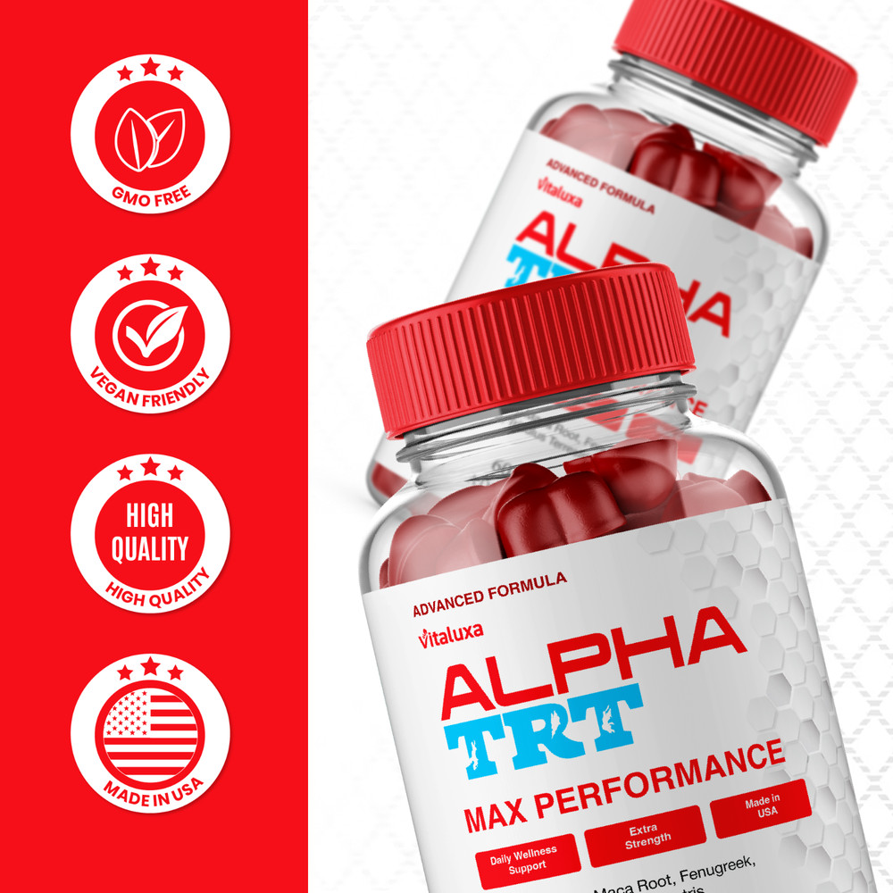 Alpha TRT Performance Capsules, AlphaTRT Advanced Pills (60 Gummies)
