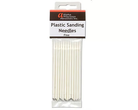 Alpha Abrasives Plastic Sanding Needle - Fine 320 Grit