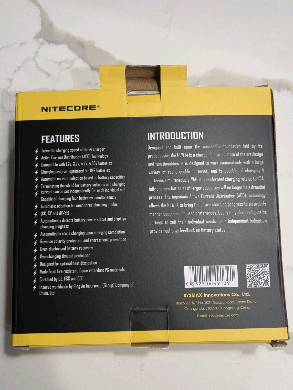 NiteCore i4 Intellicharger 2016 Battery Charger for RCR123A 14500 26650, etc