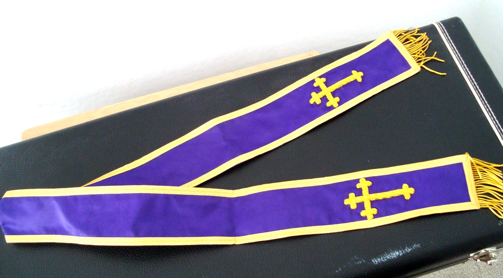 GERMAN CHAPLAIN'S STOLE-FANTASTIC DETAIL!!!