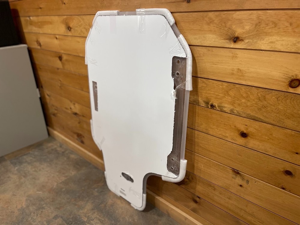 1/2" Manitou Skid Steer Door Polycarbonate Lexan