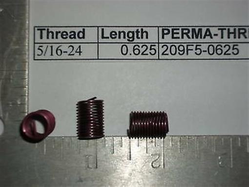 20NEW 5/16-24 X .625 Helicoil Locking Inserts Stainless
