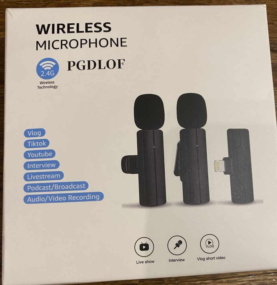 wireless microphone clips iphone