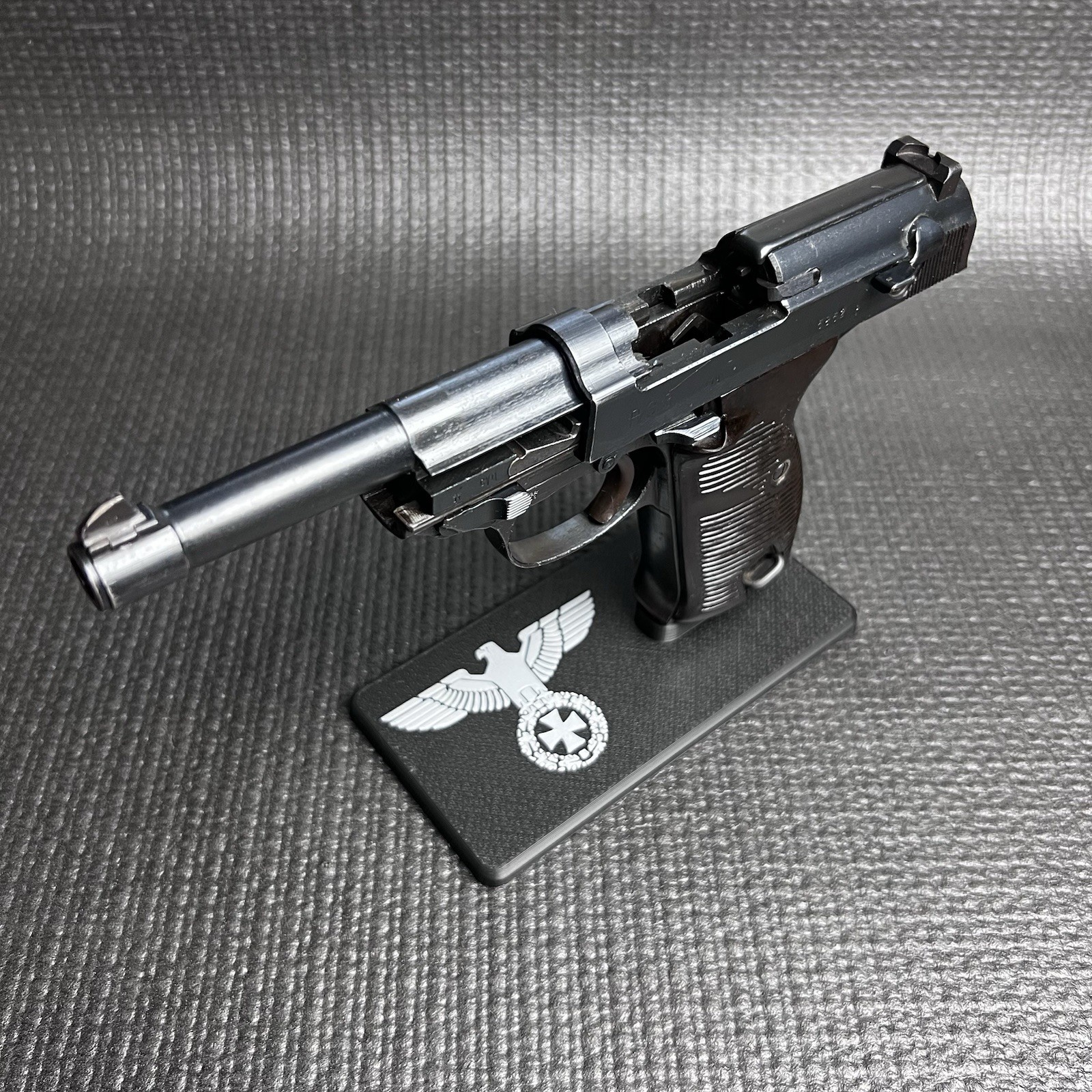 Walther P38 Pistol Display Stand Handgun Maintenance Holder WW2 German