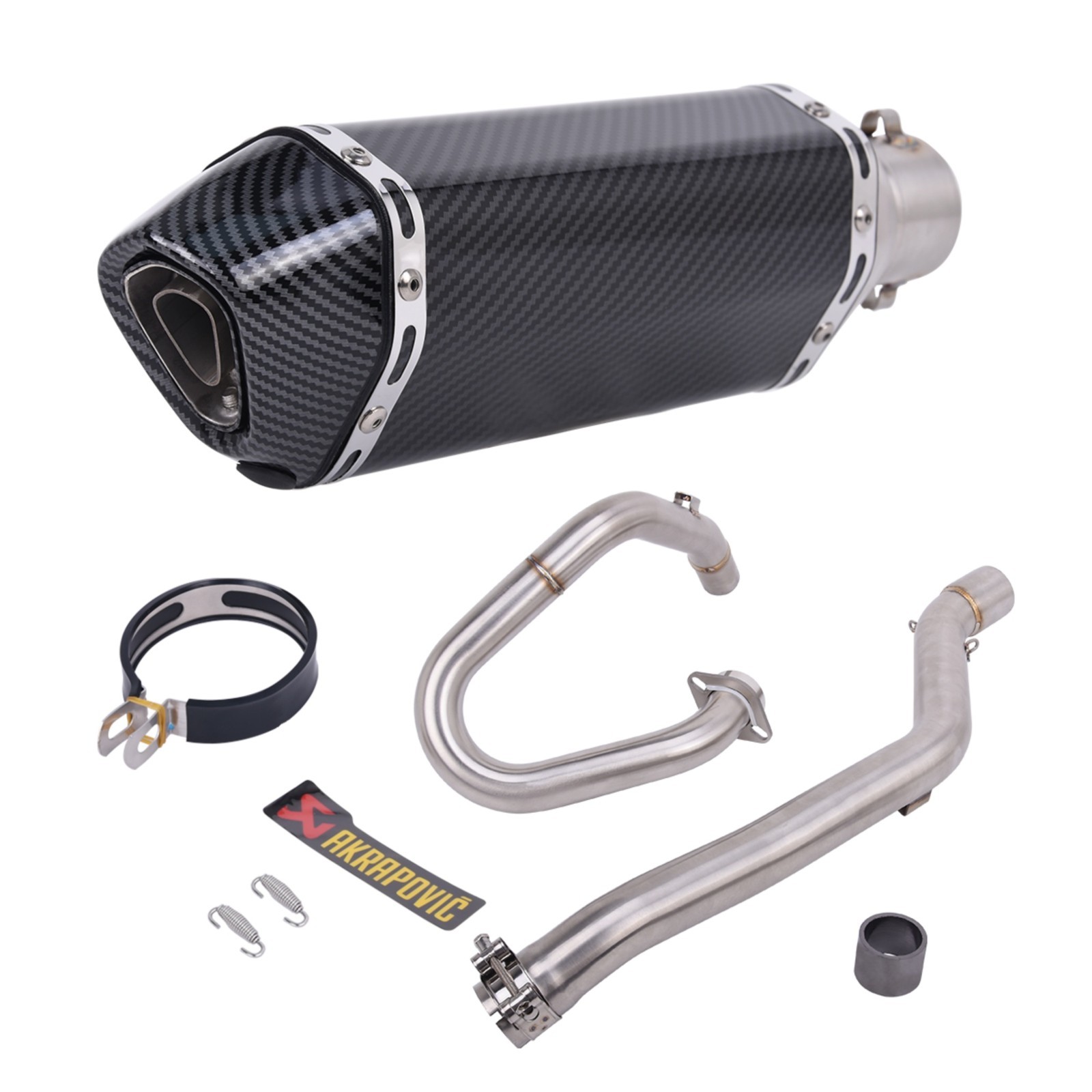 For Suzuki DRZ400SM DRZ400S/E 2000-2024 Exhaust Header 360mm Muffler Full System