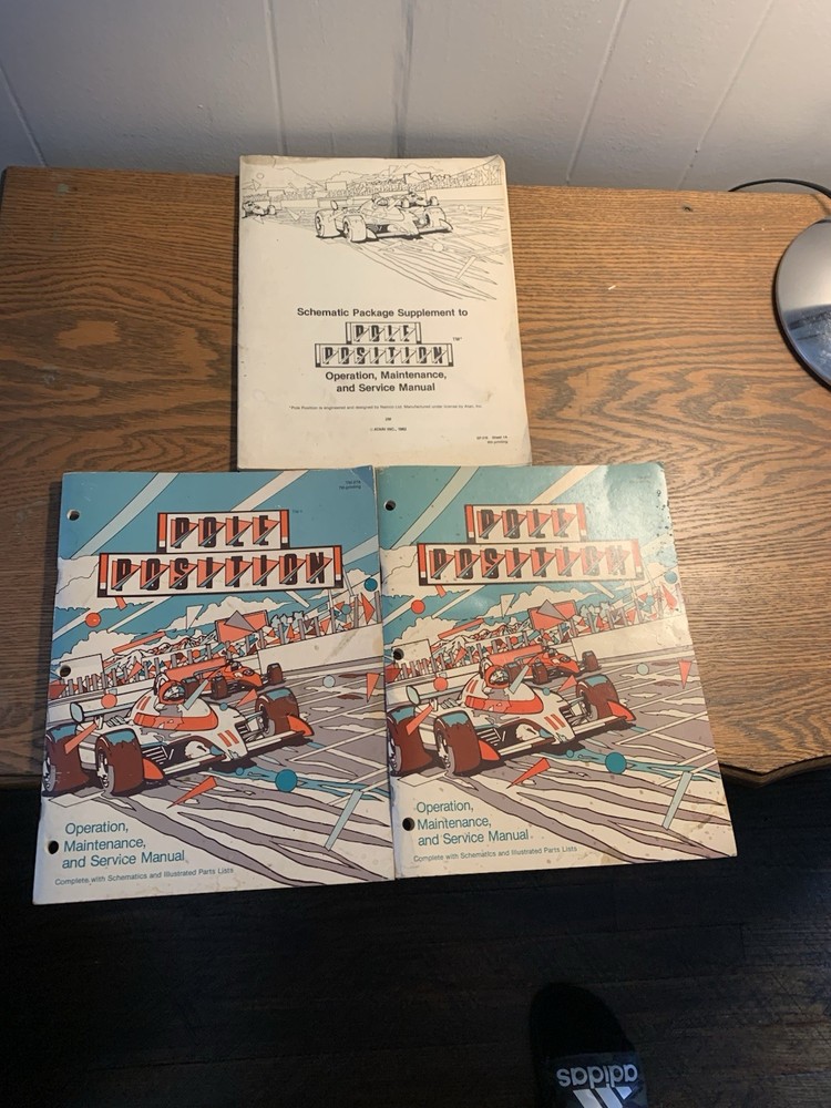 Pole Position Arcade Game Manuals 3 Total￼