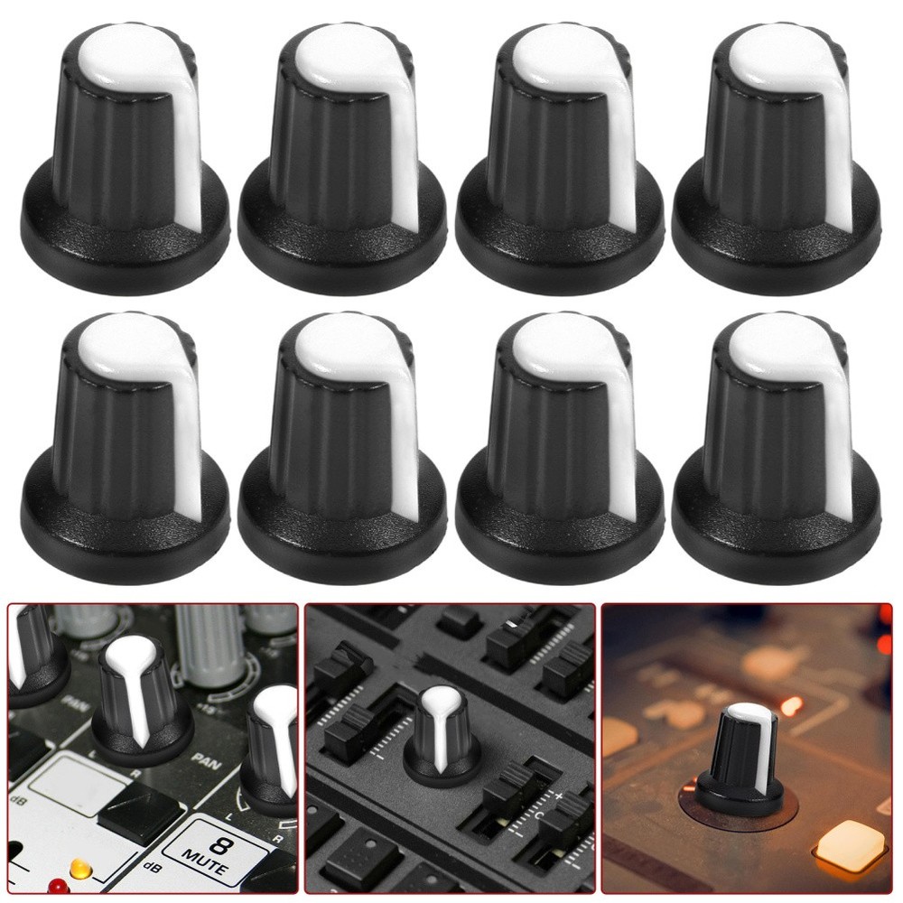 20 Pcs DJ Equipment Maintenance Accessories Control Knobs Plastic