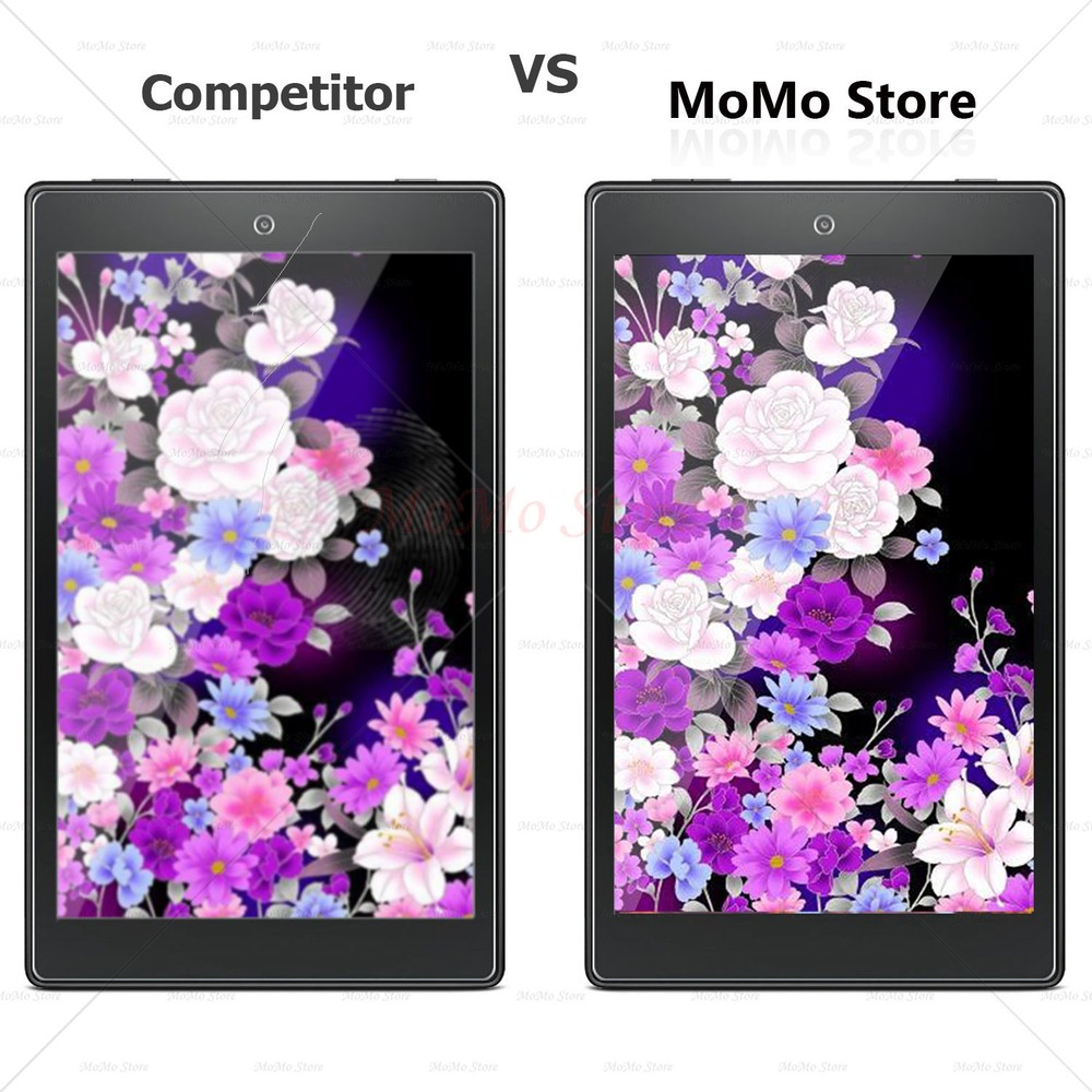 2 Pack Tempered Glass Screen Protector For All-New Fire 7 Tablet 7" display 2019