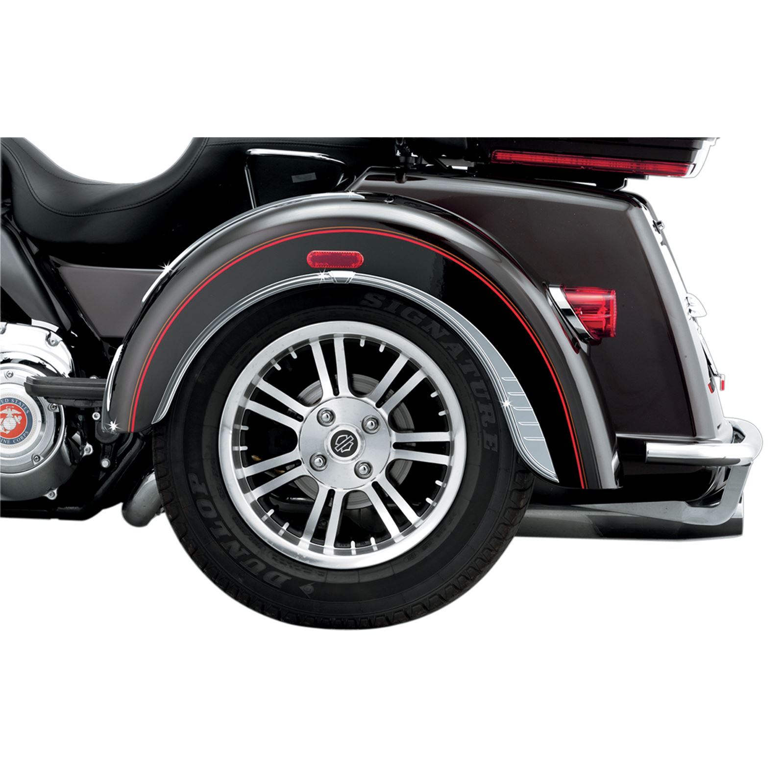 Kuryakyn Rear Fender Flare - Chrome For Harley Trikes '09-20 OPEN-BOX 7214