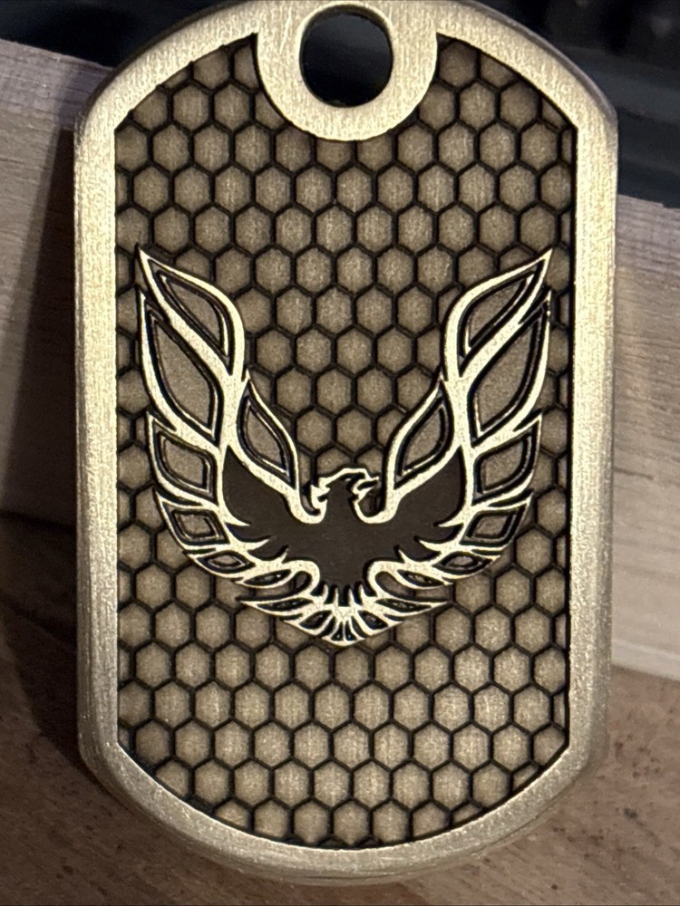 Bandit Custom Solid Brass Keychain 2 Sided