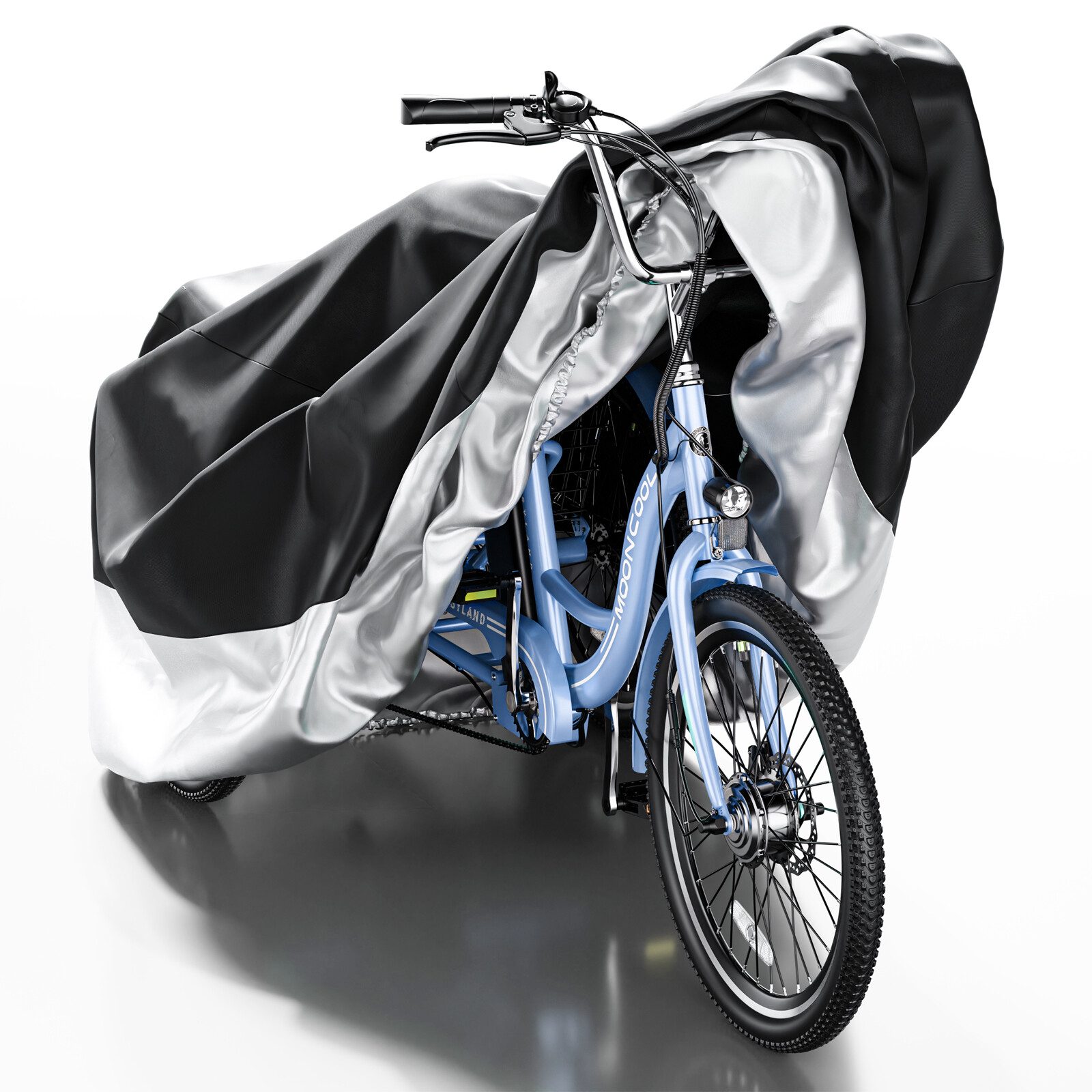 MOONCOOL Adult Tricycle Cover Trike Bike Cover Outdoor Storage Waterproof Dust