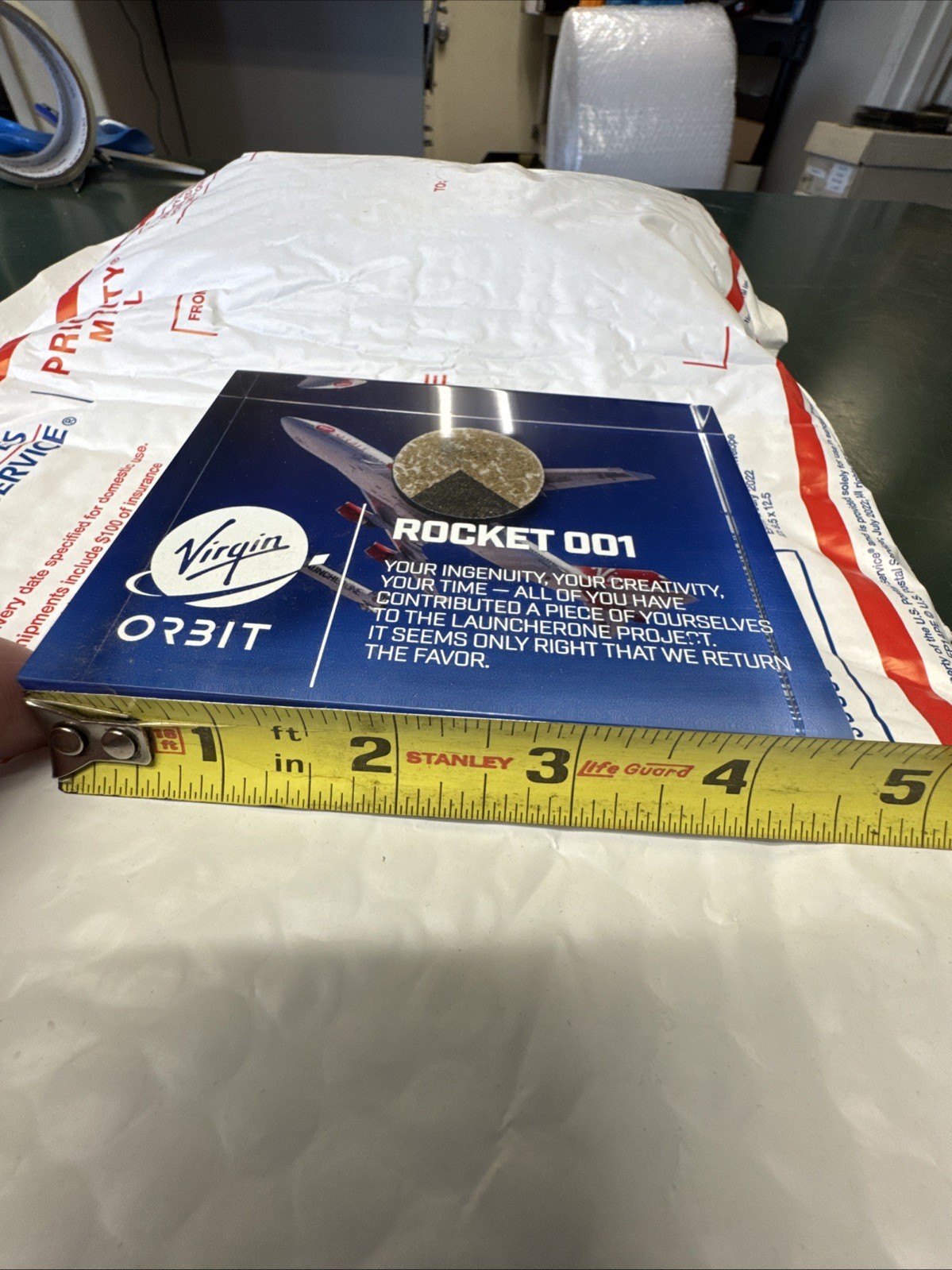 Virgin Orbit Launch Commemorative LauncherOne Rocket 001