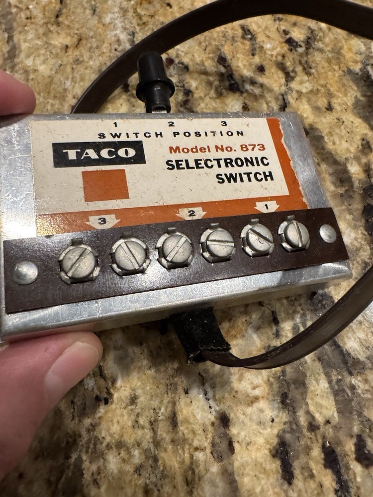 Vintage USED Antenna Selectronic Switch 3-Position TACO