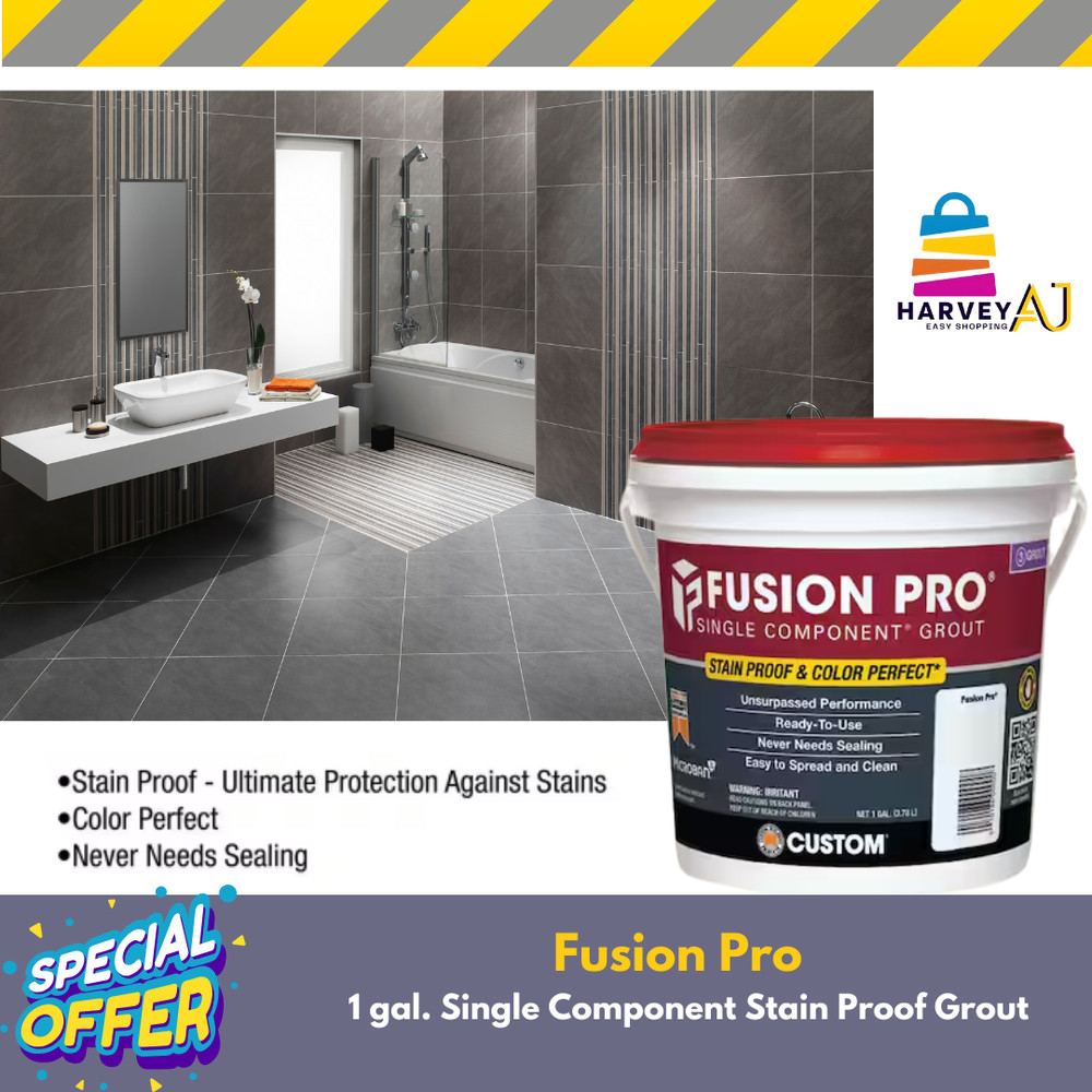 Fusion Pro #380 Haystack 1 gal. Single Component Grout + Bonus
