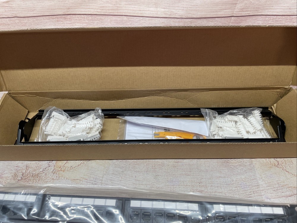 48 Port Cat6 Keystone Patch Panel. New. Open Box