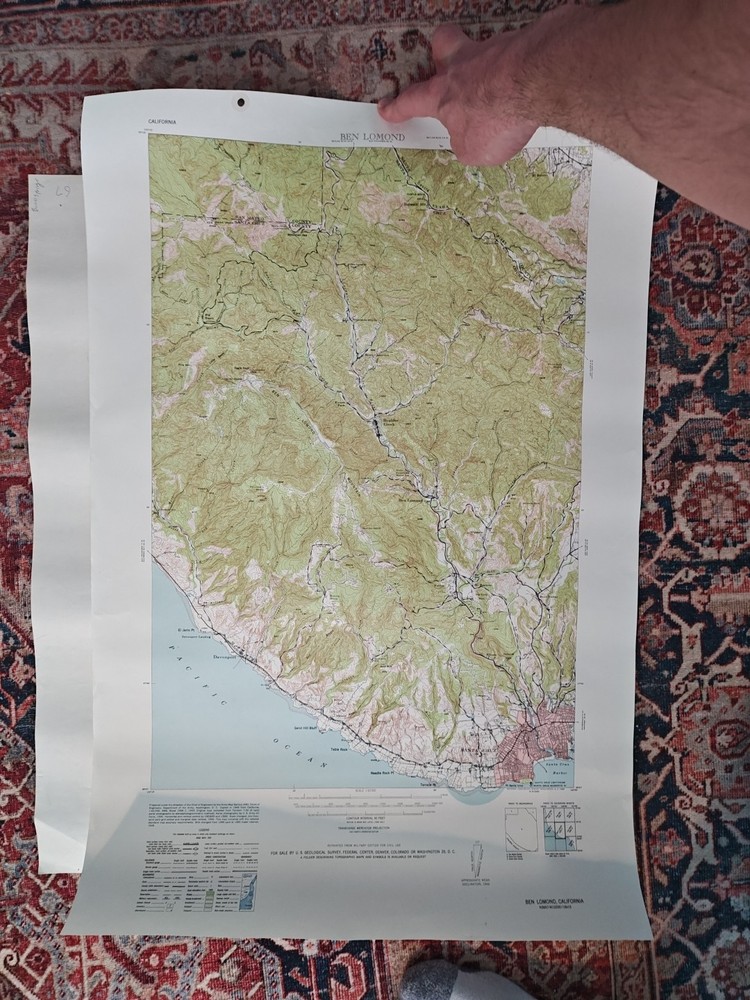 Ben Lamond CA. GEOLOGICAL SURVEY 1942