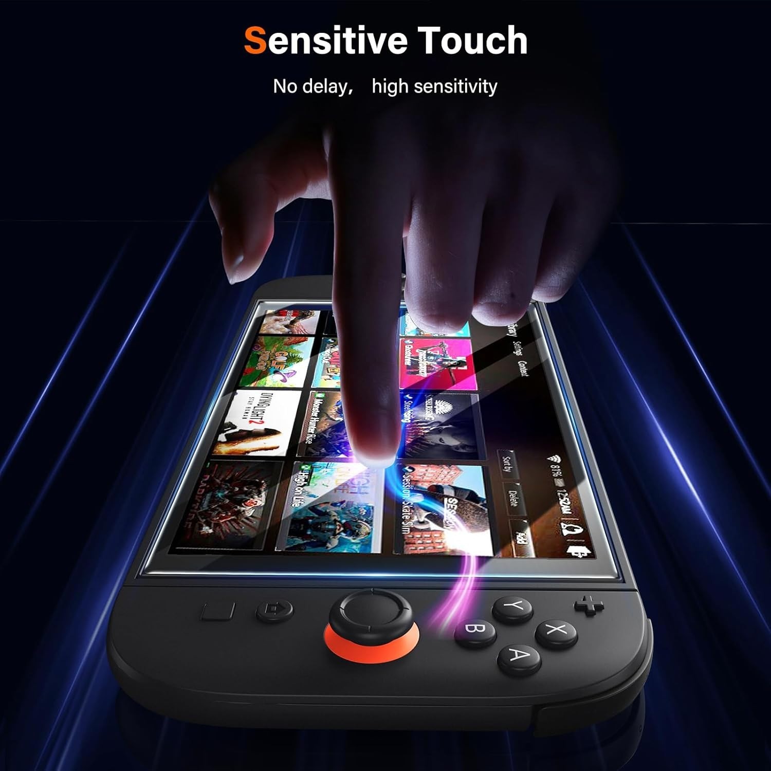 For Nintendo Switch 2 Screen Protector, 2 Pack 9H Tempered Glass Ultra-Thin HD