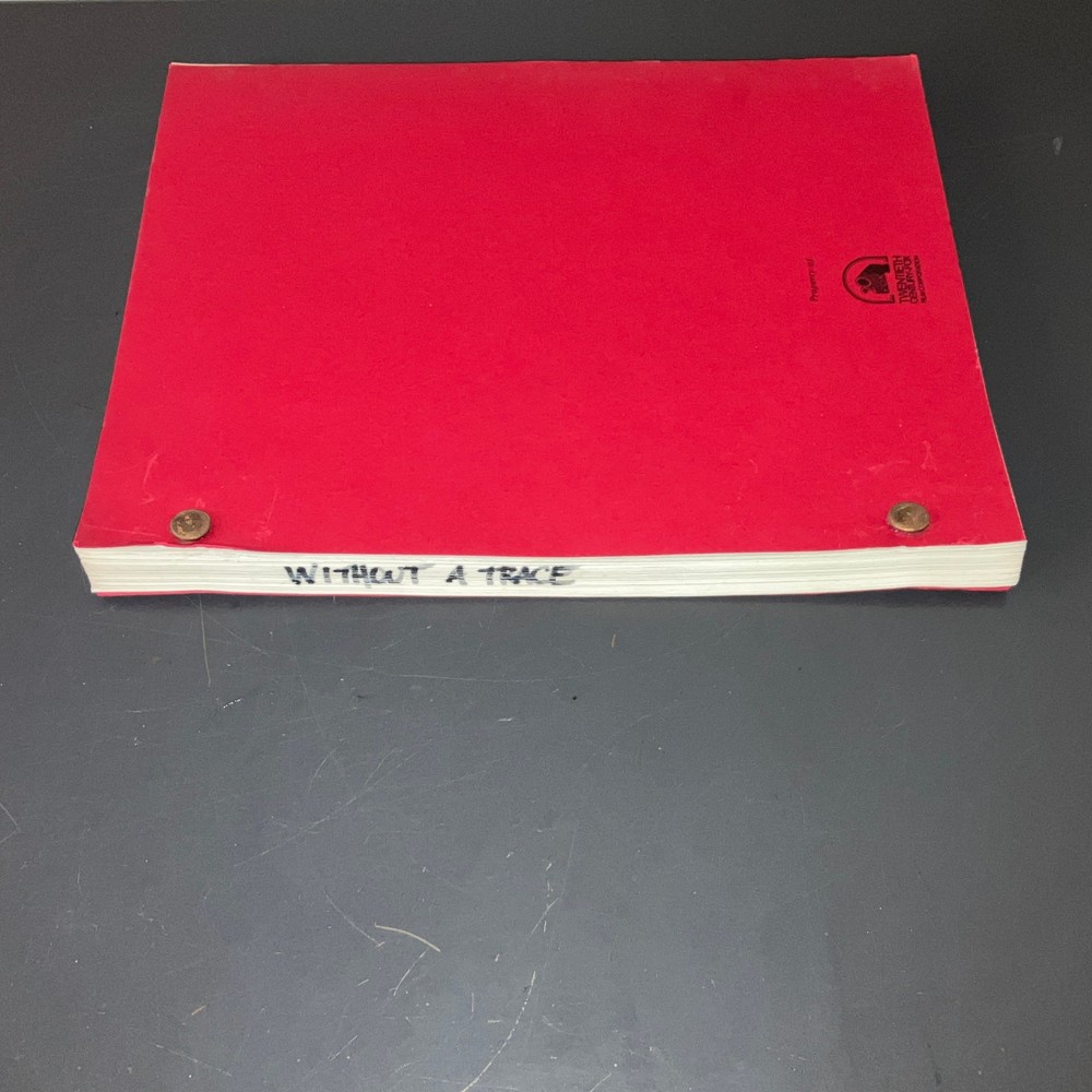 WITHOUT A TRACE (2/23/82) Early Title STILL MISSING / Fox Prod Covers + COA!