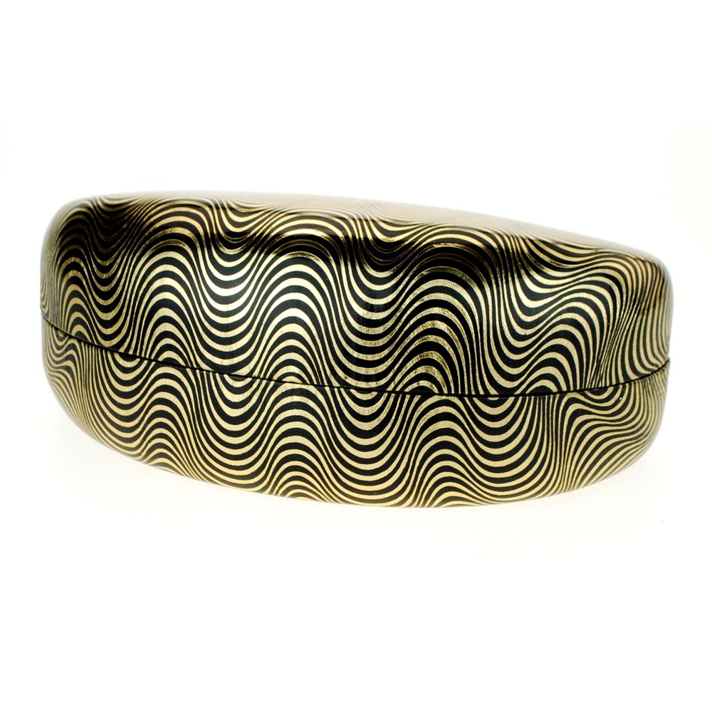 Sunglasses & Eyeglasses Protective Case Wavy Pattern Hardcase