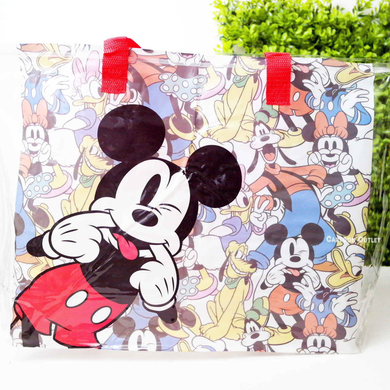 Disney Mickey Mouse Tote Clear Tote Bag New Goofy Minnie Donald Pluto Trending