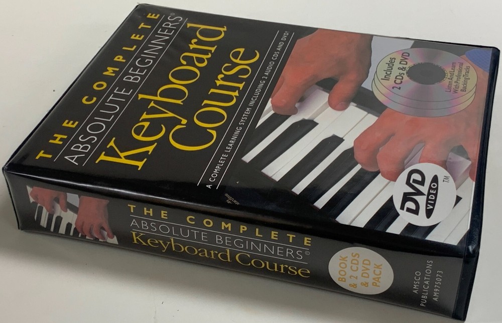 o'o'o . Complete Absolute Beginners KEYBOARD COURSE 2 CDs and DVD + Book