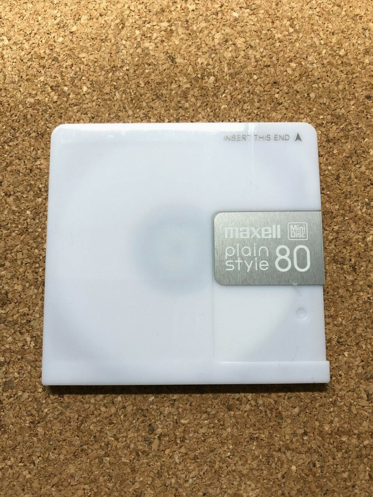 Maxell Mini Disc(MD)　80min  in CASE from  JAPAN