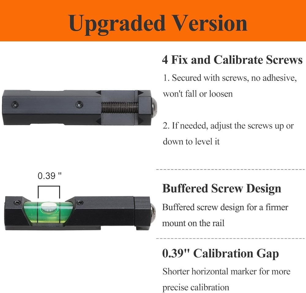 Hawthy Scope Leveling Kit Scope Bubble Level Megnet Level