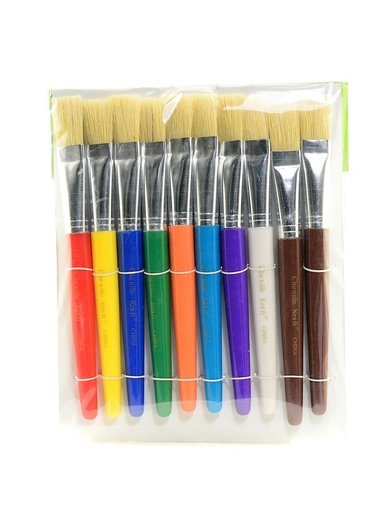Creative Arts Stubby Brushes - flat pack of 10