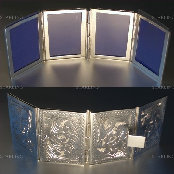 Travel Frame - Folding Frame - Bag Frame - 925 Sterling Silver (V)