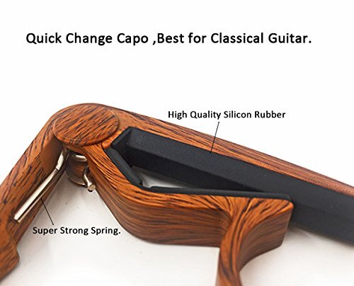Classical Flat Guitar Capo for Nylon String Guitars Flat Capo Rosewood