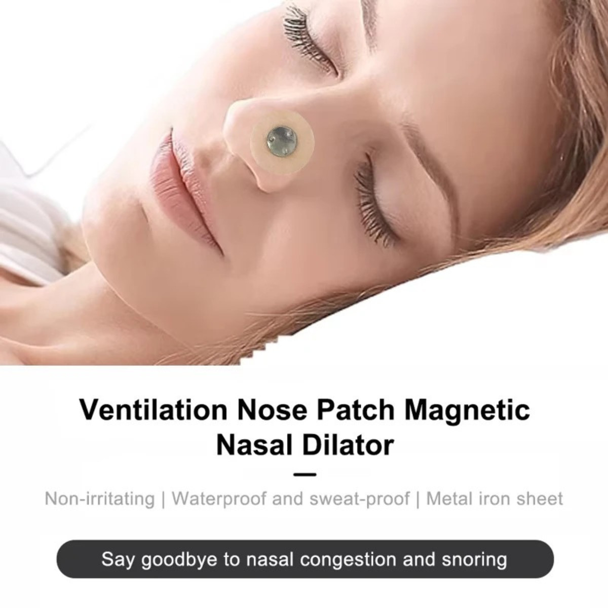 200 PCS Nasal Breathing Dilator Magnets Anti Snoring Magnets Sleep Aid 100 days