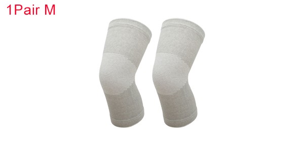 Comfortable Knee Pads Medium Size Gray 1 Pair
