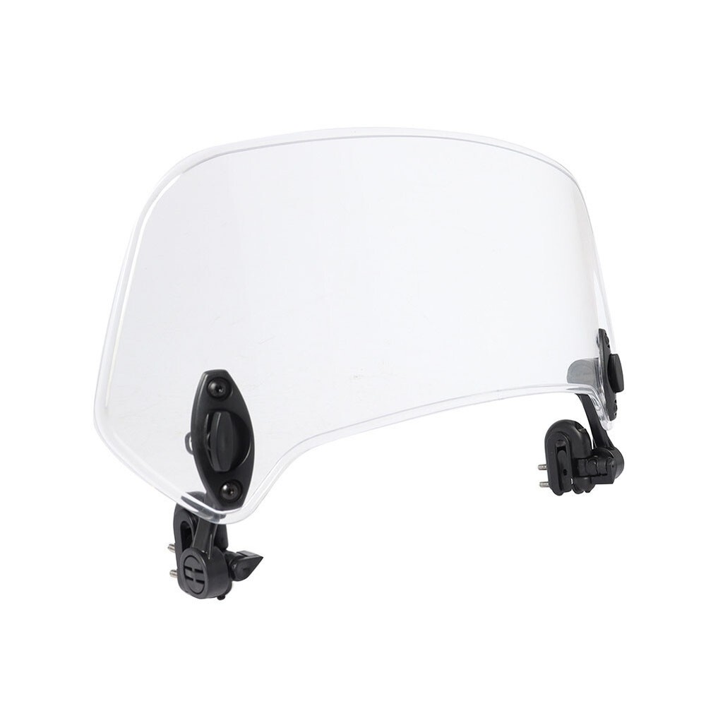 Motorcycle Adjustable Clip-on Windscreen Extender Windshield Extension Universal