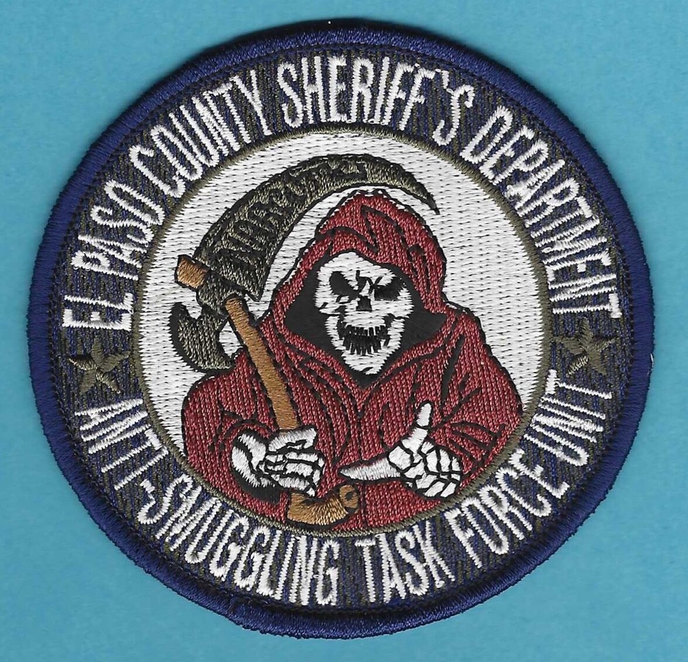 EL PASO COUNTY TEXAS SHERIFF ANTI SMUGGLING TASK FORCE UNIT SHOULDER PATCH
